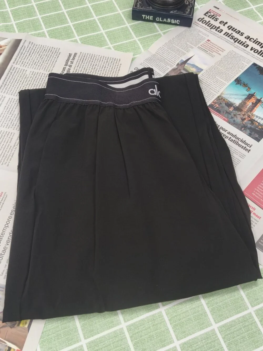 Women's Regular XS Alo Yoga Versatile Black Trouser 😉office, travel, daily🤩